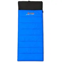 Alvivo - Ibex Camp - Saco de dormir fibra sintética size 215 cm, azul/negro