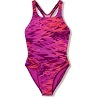 Speedo - Kid's Hyperboom Print Medalist One Piece - Traje de baño size 164, fucsia