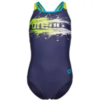 Arena - Girl's Paint Swimsuit Swim Pro Back - Traje de baño size 128, azul