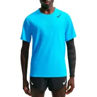Nike Running - Ropa para trail running - M Dri-Fit ADV Aeroswift SS Top Lt Current Blue Black - Talla S - Azul