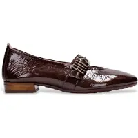 Hispanitas para mujer. HI265098 Zapatos de Piel Oslo marrón (39), Plano, Hebilla, Casual, outlet 2026.
