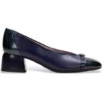 Hispanitas para mujer. BHI264922 Zapatos de Piel Varsovia marino (37), 1 a 3cm, Hebilla, Casual, outlet 2026.