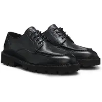 BOSS para hombre. 50573404 Zapatos de piel Julyo Derb negro (43), Plano, Cordones, Casual, Clásico, outlet 2026.