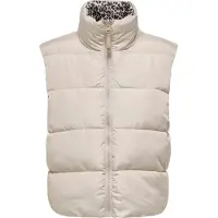 ONLY Chaleco 'ONLNEWTAMMY' beige / taupe / negro