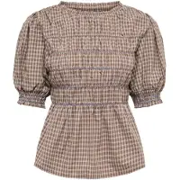 ONLY Blusa 'ONLJOSY' marrón / offwhite