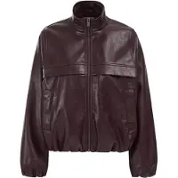 We fashion Chaqueta de entretiempo berenjena