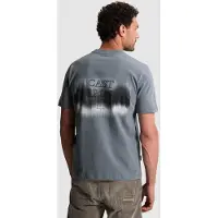 Cast iron Camiseta 'Relaxed fit T-shirt with artwork on the back' azul
