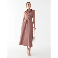 Willa Vestido 'Gaia' altrosa / blanco natural