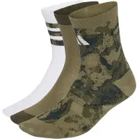 Adidas adidasCALCETÍN YOUTH BOYS CAMO GRAPHIC (3 PARES) 28-30 Olive Strata / Olive Strata / White Niño