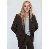 Mango Blazer 'IRISE' marrón / negro