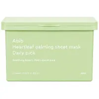 Abib - Heartleaf Calming Sheet Mask Daily Pick 30 sheets