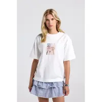 America Today Elva Off White Talla: S | Camisetas de Seda Outlet | Mujer | Blanco