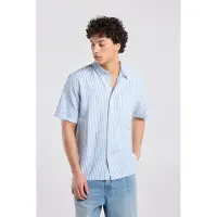 America Today Ido White/blue Talla: L | Camisas Casuales Outlet | Hombre | Blanco