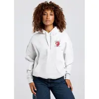 America Today Sunni Light Grey Melange Talla: XS | Sudaderas con Capucha Outlet | Mujer | Gris