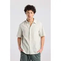 America Today Ido Green/brown Talla: S | Camisas Casuales Outlet | Hombre | Verde