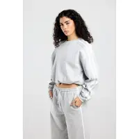 America Today Siloh Mid Grey Melange Talla: XS | Sudaderas con Capucha Outlet | Mujer | Gris
