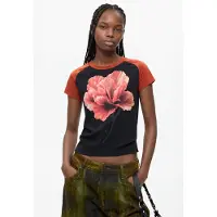 Desigual Camiseta pitaya / rosa pastel / rojizo / negro