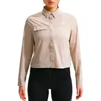 Nike - Women's ACG Aireez Botton L/S - Blusa size XS, beige