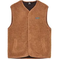 Quiksilver - Marcas - Urban Storm Sherpa Gilet Rawhide - Talla S - Marrón