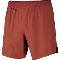 Salomon - Ropa para trail running - Sense Aero Shorts 7" M Burnt Umber - Talla XL - Naranja