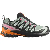 Salomon - Zapatillas de trail - XA Pro 3D V9 GTX Icon W Black/Green Milieu - Talla 39 1/3 - Verde