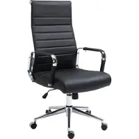 BellaFurn Silla de oficina exclusiva, silla ergonómica, cuero de vaca de alta calidad, mecanismo giratorio | Color: