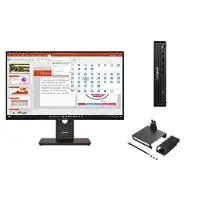 Lenovo ThinkCentre M70q G6 U5 16 512 + ThinkVision T27-40 27 FHD Procesador Intel Core Ultra 5 225T núcleos E de hasta 4,40 GHz núcleos P de hasta 4,90 GHz, Windows 11 Pro 64, 512 GB SSD TLC Opal -