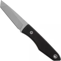 Big Idea Design USA Lookout TA-MA-BL-G10 Tanto Stonewashed Magnacut, Black G10, cuchillo de hoja fija, diseño de Mak Kelsay