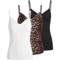 STUDIO SELECT Top 'Eleni' marrón / marrón oscuro / negro / blanco