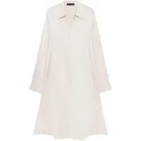 Fiorella Rubino Vestido camisero beige