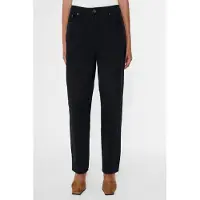 French Connection Loren Twill Barrel Leg Denim Black Talla: 10 | Pantalones Outlet | Mujer | Negro