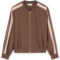 Motivi Sudadera con cremallera marrón