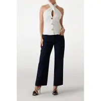 Guess Marciano GUESS Nada Halter Neck Sl Sandy Shore Talla: 40 | Blusas Outlet | Mujer | Marrón
