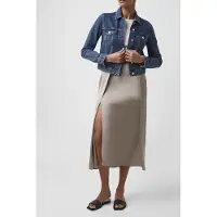 French Connection Macee Micro Wstrn Denim Ls Jkt Indigo Wash Talla: 8 | Chaquetas Vaqueras Outlet | Mujer | Azul