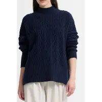 French Connection Tina Knits Side Split Jumper Navy Talla: S | Sudaderas con Capucha Outlet | Mujer | Azul