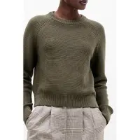 French Connection Lily Mozart Crew Nk Jumper Khaki Green Khaki Green Talla: L | Manga Larga Outlet | Mujer | Marrón