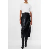 French Connection Brody Croc Printed Skirt Black Talla: 18 | Faldas de Cuero Outlet | Mujer | Negro