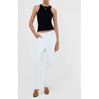 French Connection Loren Twill Barrel Leg Denim Arctic White Talla: 16 | Vaqueros Rectos Outlet | Mujer | Azul