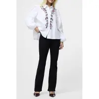 French Connection Cambria Ellie Emb Shirt Cream/mg/pink/blosso Talla: 14 | Manga Larga Outlet | Mujer | Blanco