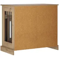 vidaXL Mueble para jaula de perro, estilo "Artisan Roble", 90 x 47,5 x 80 cm, material de madera