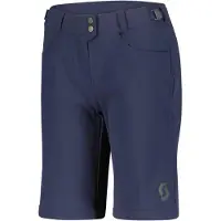 SCOTT - Women's Shorts Trail Flow with Pad - Pantalones de ciclismo size XS, azul