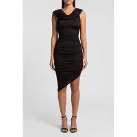 Guess Marciano GUESS Patty Cowl Neck Dres Jet Black A996 Talla: 38 | Mini Vestidos Outlet | Mujer | Negro