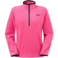 Picture - Women's Weavy 1/4 Grid Fleece - Jerséis de forro polar size S, fucsia