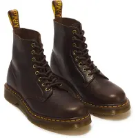 Dr. Martens unisex. 31981201 Botas de Piel 1460 Pascal marrón (42), Plano, Cordones, Casual, outlet 2026.