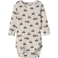 Name it Pijama entero/body 'NBMLUDWIG' ecru / azul oscuro / negro