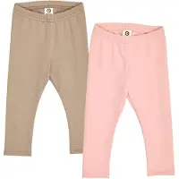 Müsli Leggings marrón / rosa claro