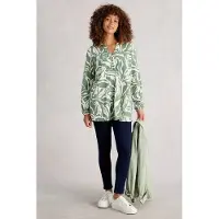 White Stuff Phoebe Tunic Green Print Talla: 6 | Manga Larga Outlet | Mujer | Verde