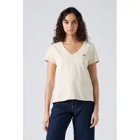 Levi's Lseperfect Vneck Oatmeal Talla: XS | Camisetas de Seda Outlet | Mujer