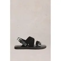 White Stuff Dolly Western Sandal Pure Black Talla: 8 | Chancletas Outlet | Mujer | Negro