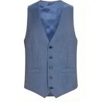 Charles Tyrwhitt Light Blue Textured Suit Waistcoat Blue Talla: 36R | Trajes Outlet | Hombre | Azul